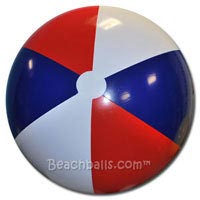 36'' Red White & Blue Beach Balls