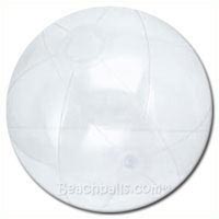 Clear Beach Ball