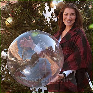 24'' Clear Beach Balls
