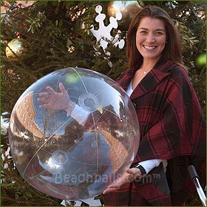 32'' Clear Beach Balls
