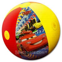 24'' Cars Sprinkler Beach Ball