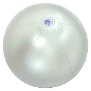 12'' Clear Shimmer Beach Balls