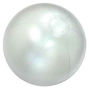 12'' Clear Shimmer Beach Balls