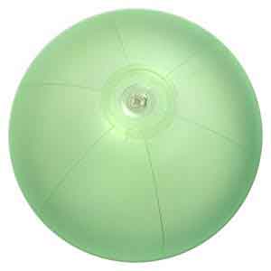 12'' Green Shimmer Beach Balls