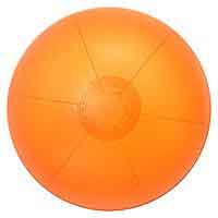 12'' Orange Shimmer Beach Balls 