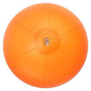 12'' Orange Shimmer Beach Balls 