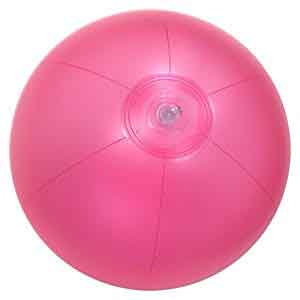 12'' Pink Shimmer Beach Balls