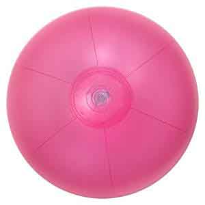 12'' Pink Shimmer Beach Balls