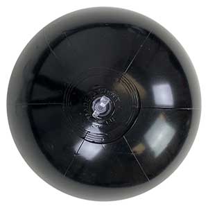 12'' Solid Black Beach Balls