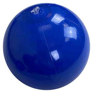 12'' Solid Blue Beach Balls