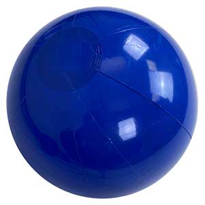 12'' Solid Blue Beach Balls