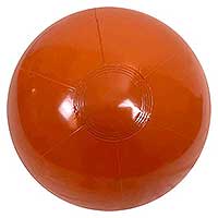 12'' Solid Burnt Orange Beach Balls