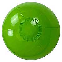 12'' Solid Lime Green Beach Balls