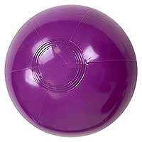 12'' Solid Purple Beach Balls