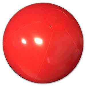 12'' Solid Red Beach Balls