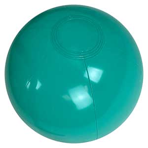 12'' Solid Teal Beach Balls
