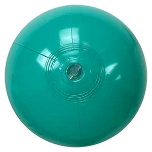 12'' Solid Teal Beach Balls