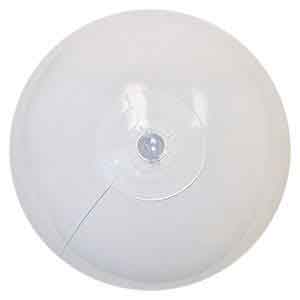 12'' Solid White Beach Ball