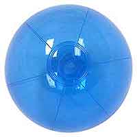12'' Translucent Blue Beach Balls