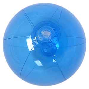 12'' Translucent Blue Beach Balls