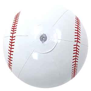 16'' Baseball Beach Balls