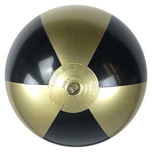 16'' Black & Gold Beach Balls