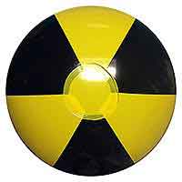 16'' Black & Yellow Beach Balls