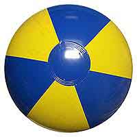 16'' Blue & Yellow Beach Balls