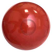 16'' Solid Burnt Red Beach Balls