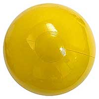 9'' Solid Yellow Corn Beach Balls