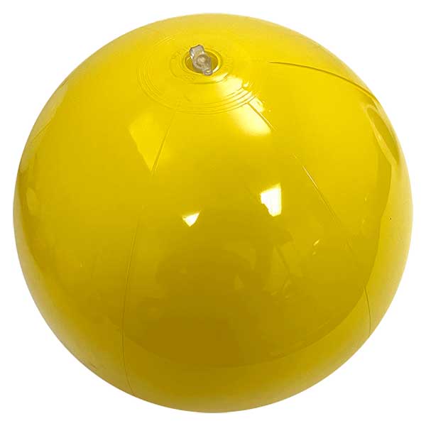 9'' Solid Yellow Corn Beach Balls