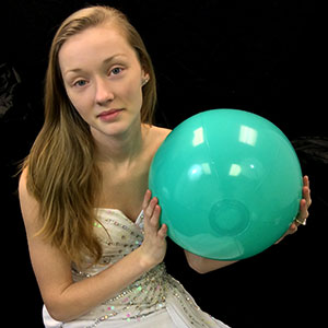16'' Solid Teal Beach Balls
