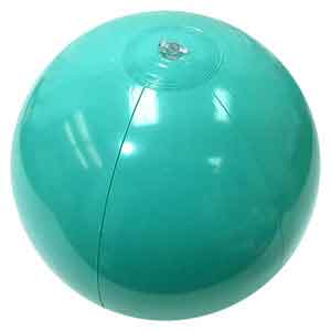 16'' Solid Teal Beach Balls