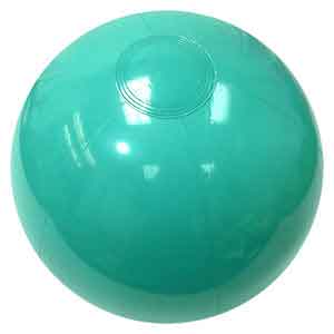 16'' Solid Teal Beach Balls
