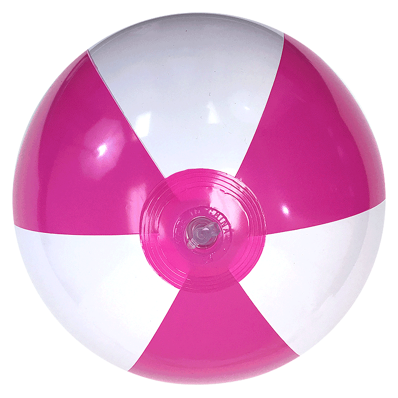 Beachballs 16 Translucent Pink Beach Ball 