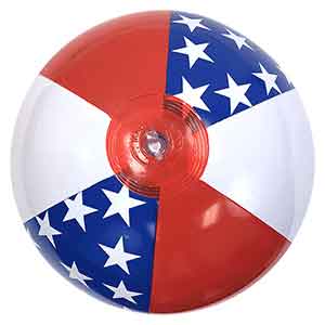 16'' Patriotic Stars Beach Balls