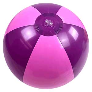 16'' Purple & Pink Beach Balls