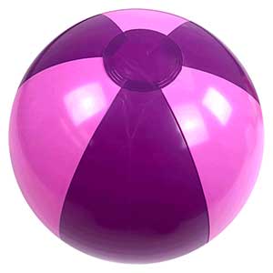 16'' Purple & Pink Beach Balls