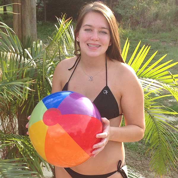16'' Rainbow Bright Beach Balls