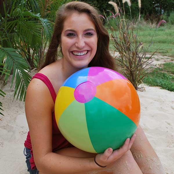 16'' Rainbow Beach Balls