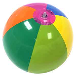 16'' Rainbow Beach Balls