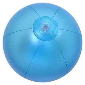 16'' Blue Shimmer Beach Ball