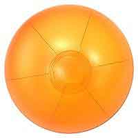 16'' Orange Shimmer Beach Ball