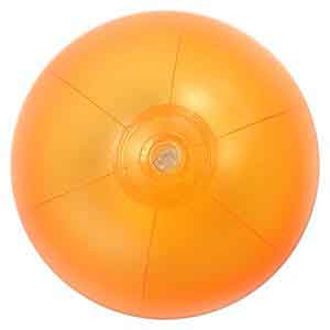 16'' Orange Shimmer Beach Ball