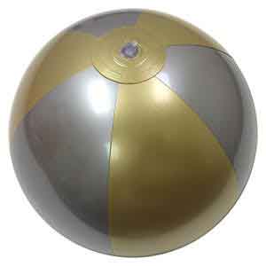 16'' Silver & Gold Beach Balls