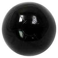 16'' Solid Black Beach Balls