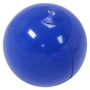 16'' Solid Blue Beach Balls