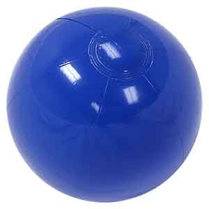 16'' Solid Blue Beach Balls