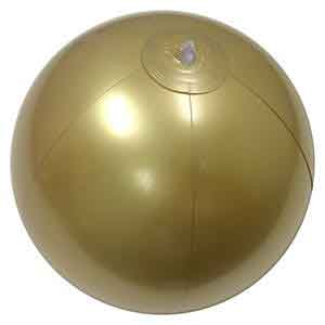 16'' Solid Gold Beach Balls