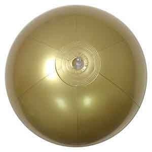 16'' Solid Gold Beach Balls